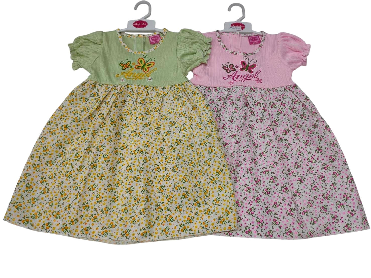 Girls Floral Dress - Angel (2-6 Years) (PK6) DRS38(unit price 4.95)