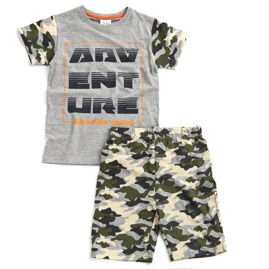 INFANT BOYS PYJAMA-CAMO ADVENTURE (2-6 YEARS) (PK4) 15C562