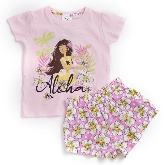 GIRLS PYJAMA- ALOHA (3-10 YEARS) (PK4) 15C573