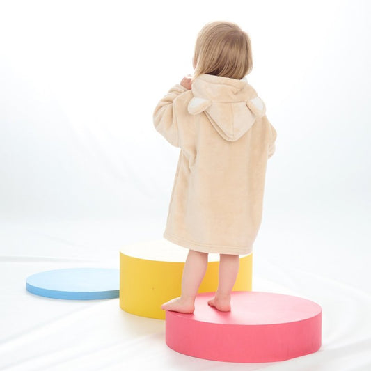 Baby Novelty Oversized Plush Hoodie - Teddy (18m - 3Years)(PK4) 18C939