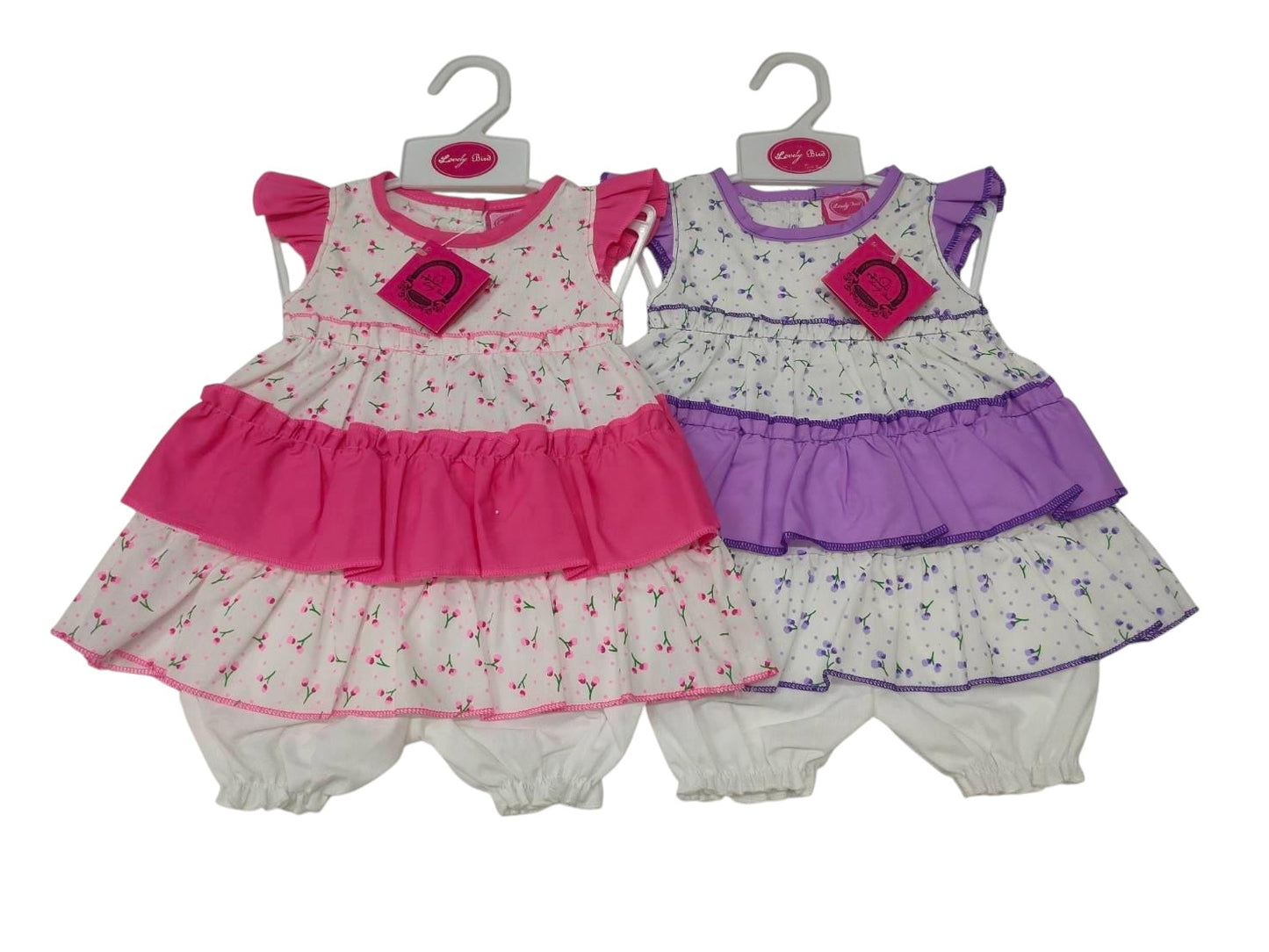 Baby Dress - Frills (0-9months) (PK6) DRS34( unit price 3.95)