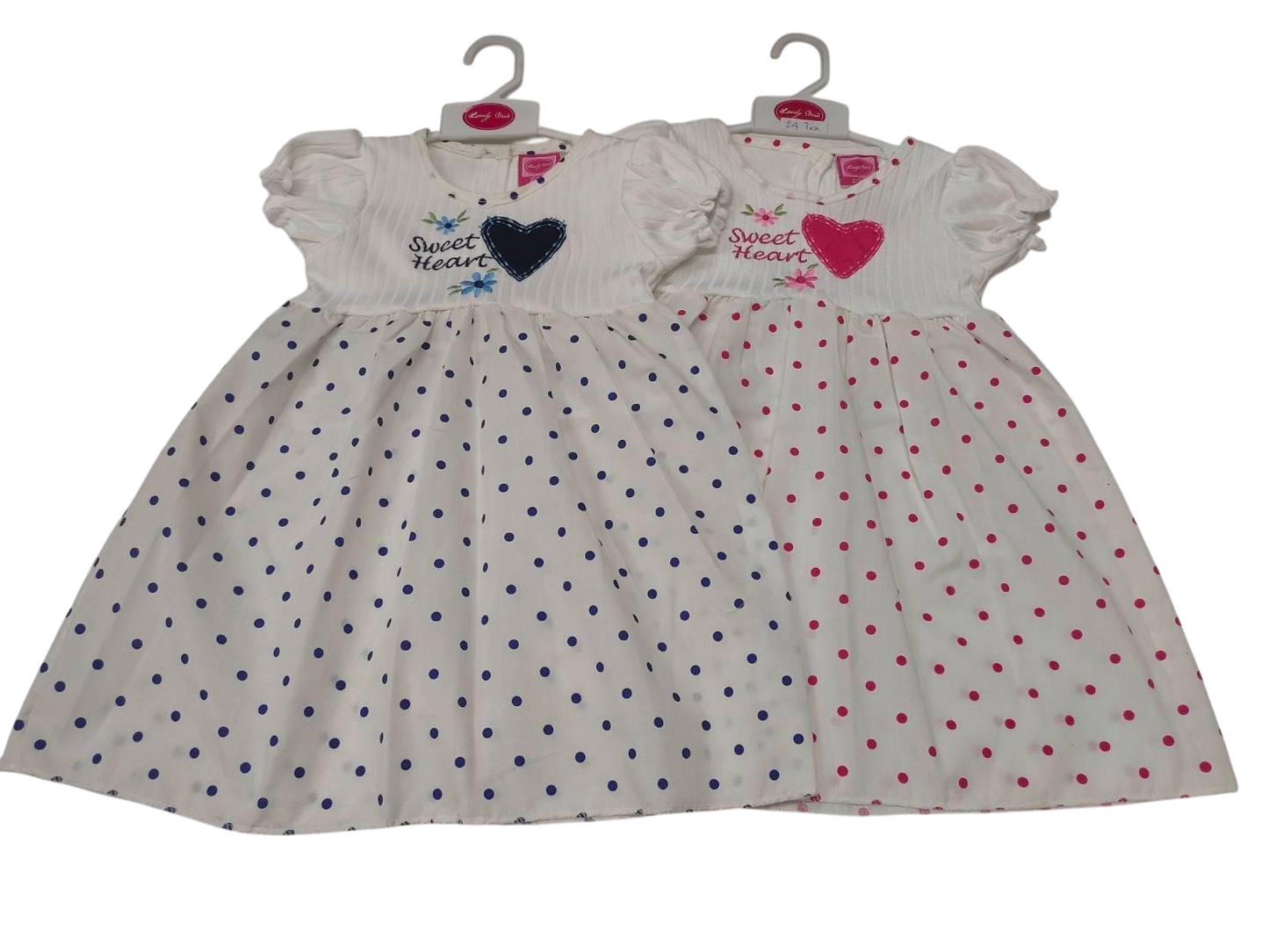 Girls Polka Dot Dress - Sweet Angel (2-6 Years) (PK6) DRS39 (unit price 4.95)
