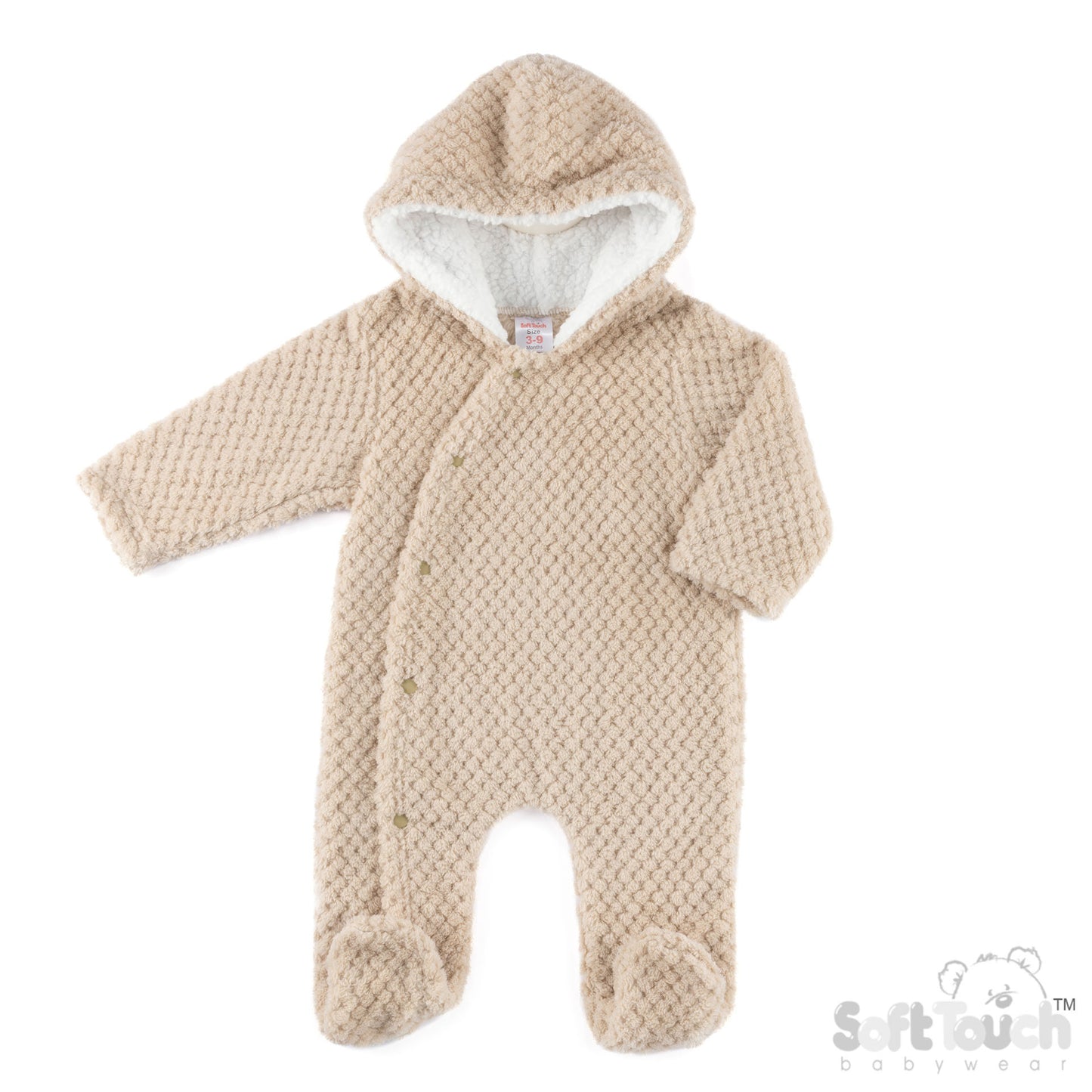Sherpa Lined Waffle All in One - Coffee (3-9 Months) (PK4) AL110-COF