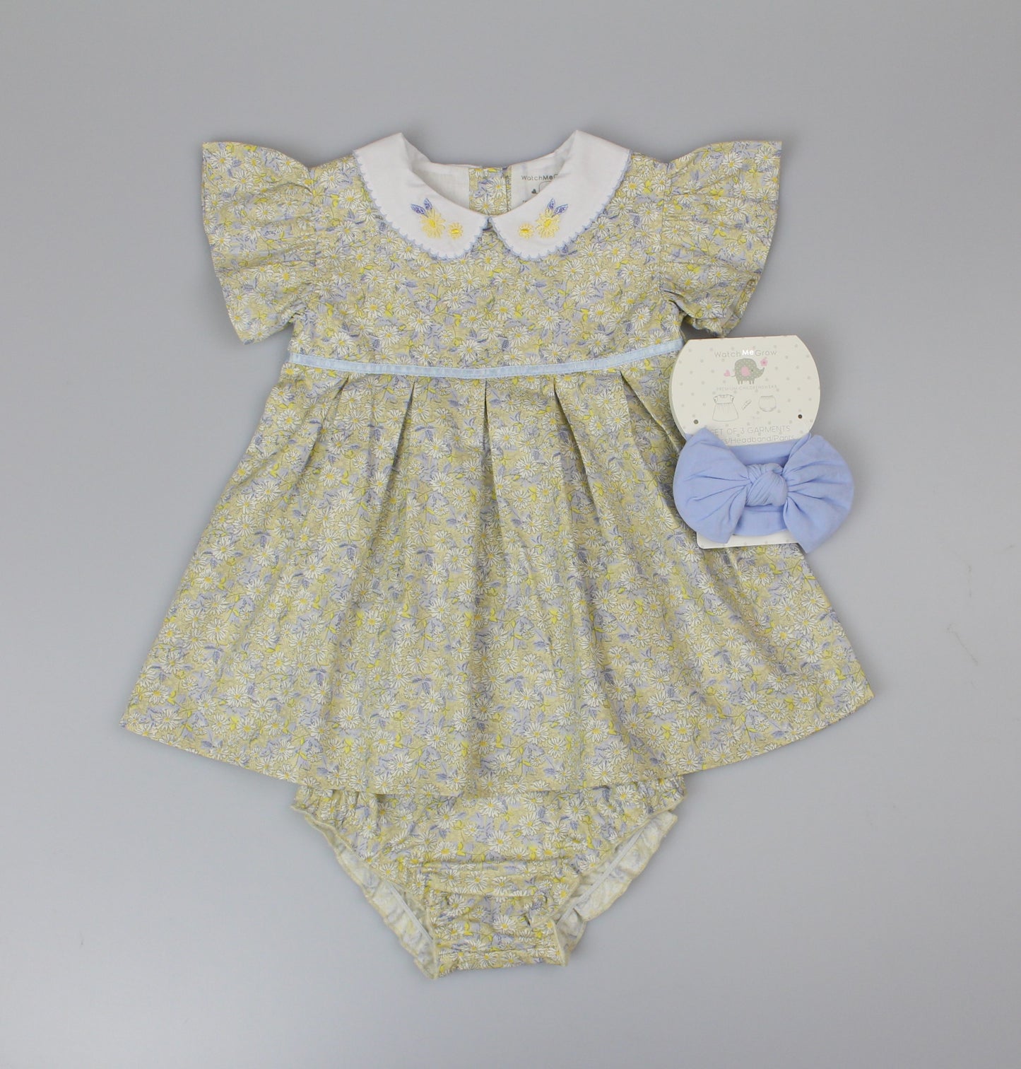 Baby Girls All Over Print Lined Dress, Pant & Headband (1-2 Years) (PK6) J33976