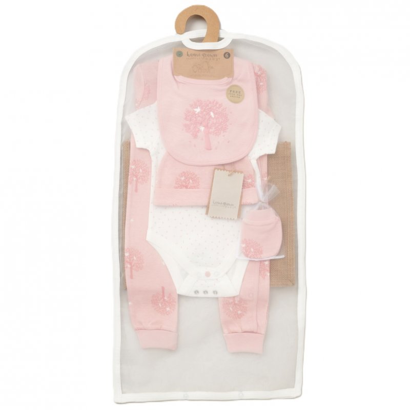 6pc Baby Unisex Mesh Bag Gift Set - Tree (NB-6 Months) (PK4) E08703