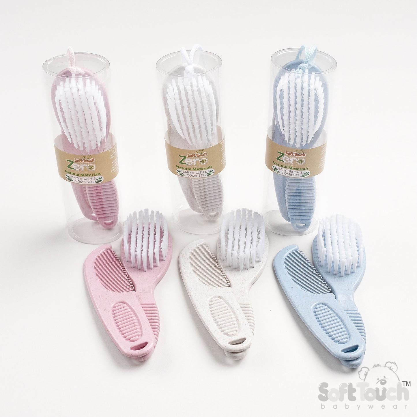 Deluxe Brush & Comb Set - Mix Colours (PK12) EP606