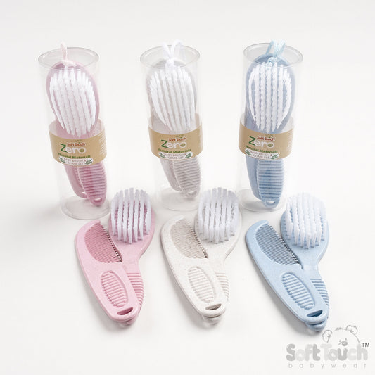 Deluxe Brush & Comb Set - Mix Colours (PK12) EP606