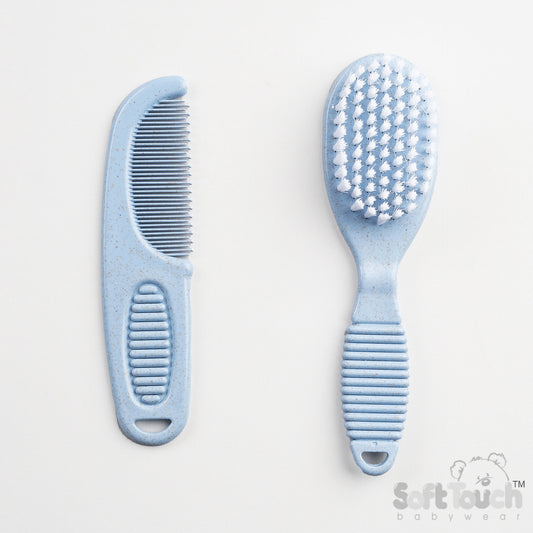 Deluxe Brush & Comb Set - Blue (PK24) EP607-BP-B