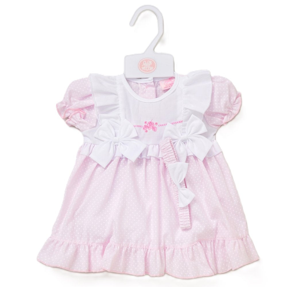 3pc Baby Girls Dress Set - Bows (9-24m) (PK6) F09179INF