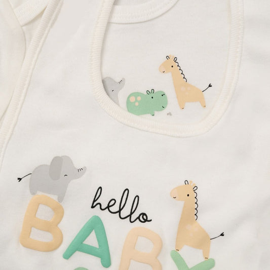 Baby 6pc Mesh Bag Gift Set - Hello Baby (NB-6m) (PK4) F10685