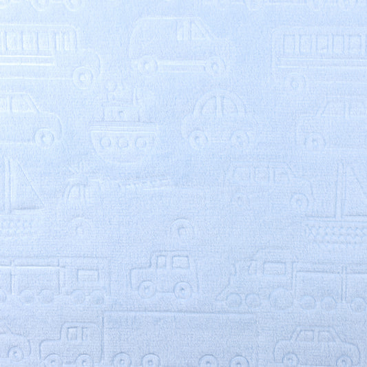 Embossed Wrap - Car/Blue (75x100cm) (PK6) FBP305-B