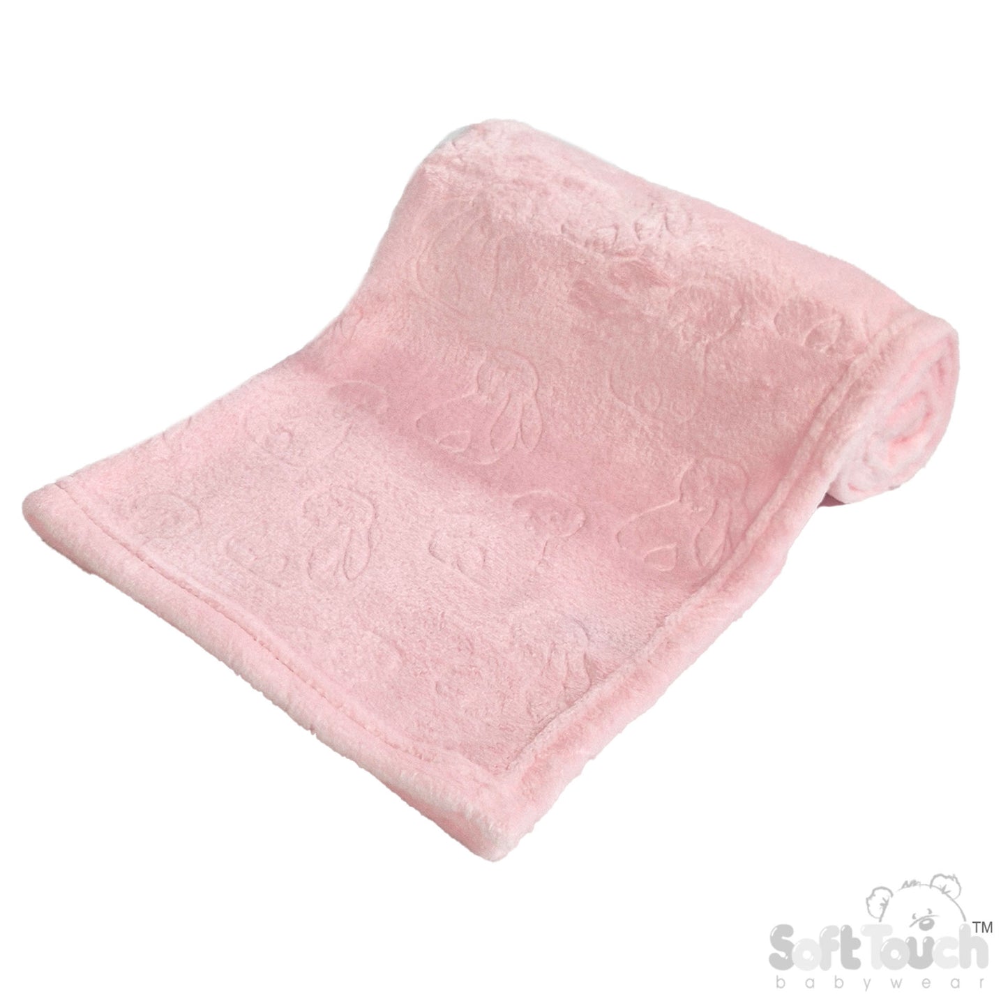 Embossed Wrap - Bunny/Pink (75x100cm) (PK6) FBP305-P