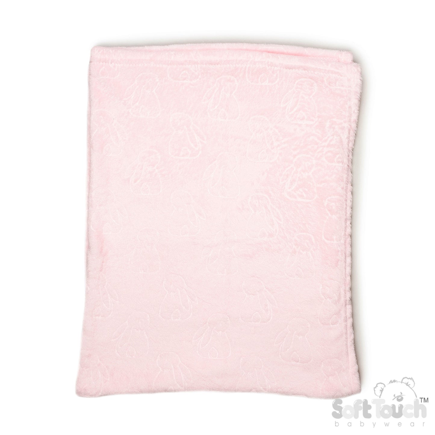 Embossed Wrap - Bunny/Pink (75x100cm) (PK6) FBP305-P