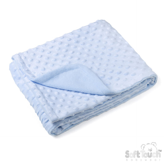 Bubble Fleece Back Wrap - Sky Blue (PK4) FBP80-BP-B