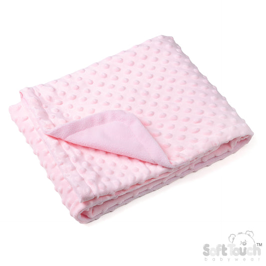 Bubble Fleece Back Wrap - Pink (PK4) FBP80-BP-P