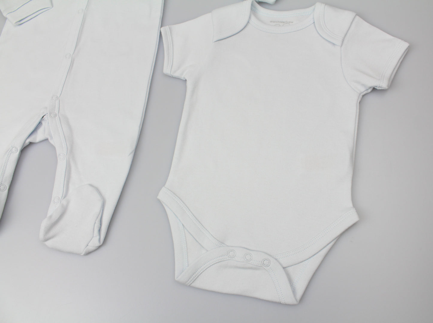 Plain Mesh Bag Gift Sets - Light Sky Blue (PK6) (0-9m) H13733