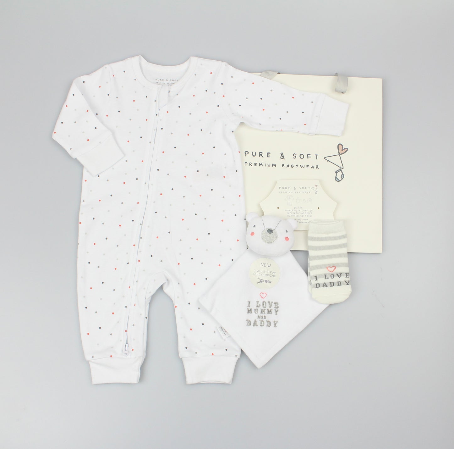 Baby Gift Set - Love Mumm & Daddy (0-6m) (PK6) M15861