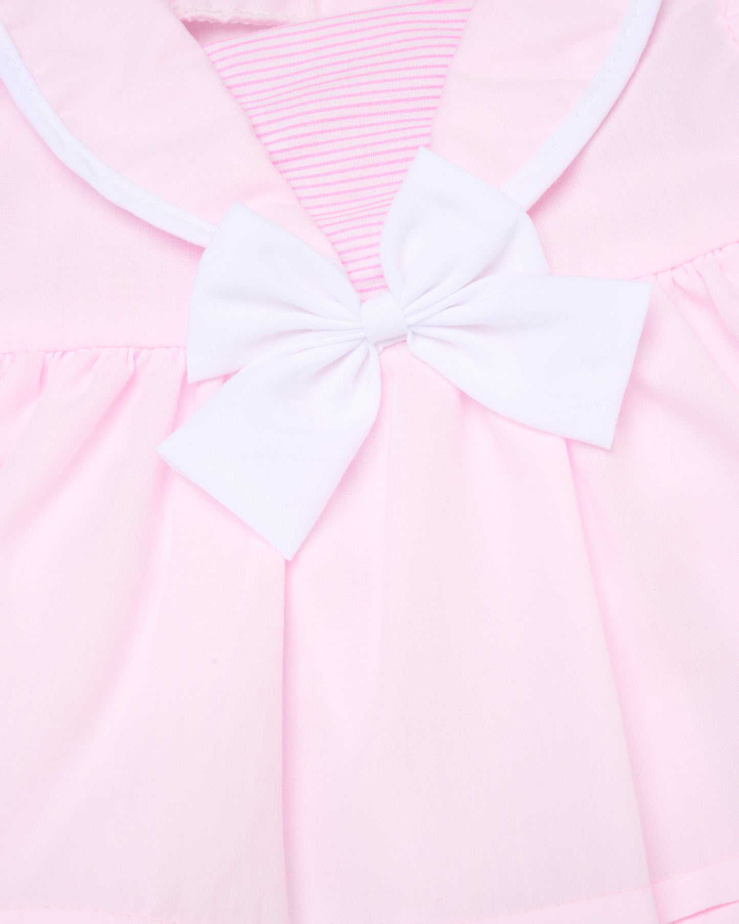 Baby Girls Dress, Pant & Headband Set - Navy/Pink Bow (9-24m) (PK6) H12805INF