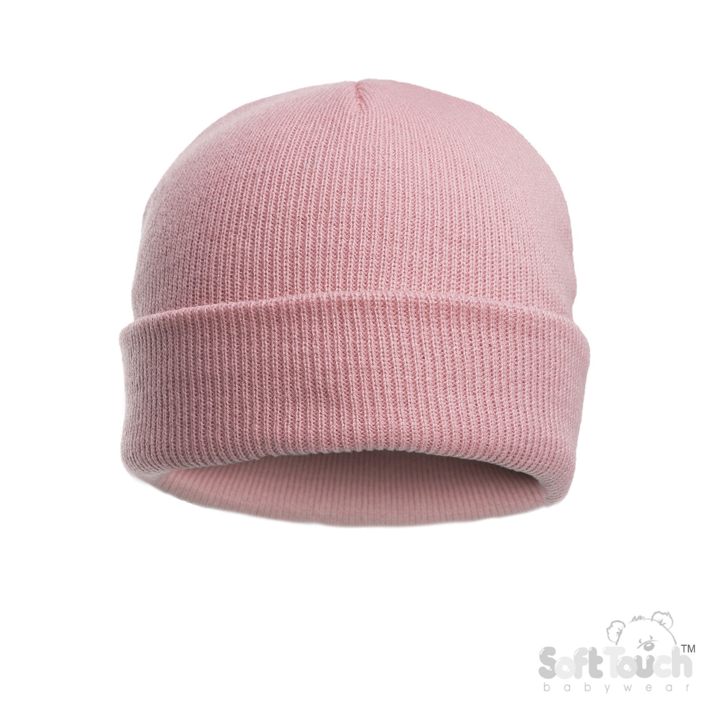 PINK INFANTS INFANTS ACRYLIC BRUSHED HAT - (NB-12 Months) (PK6) H702-P