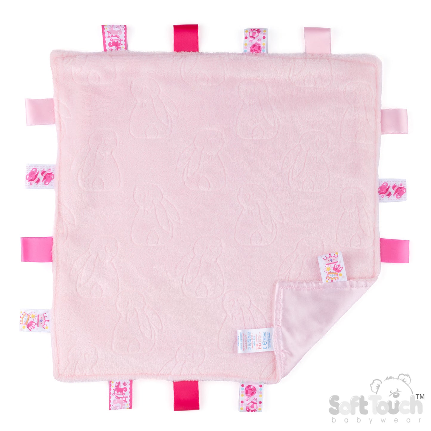 Embossed Taggie Comforter - Pink (PK6) RC305-P