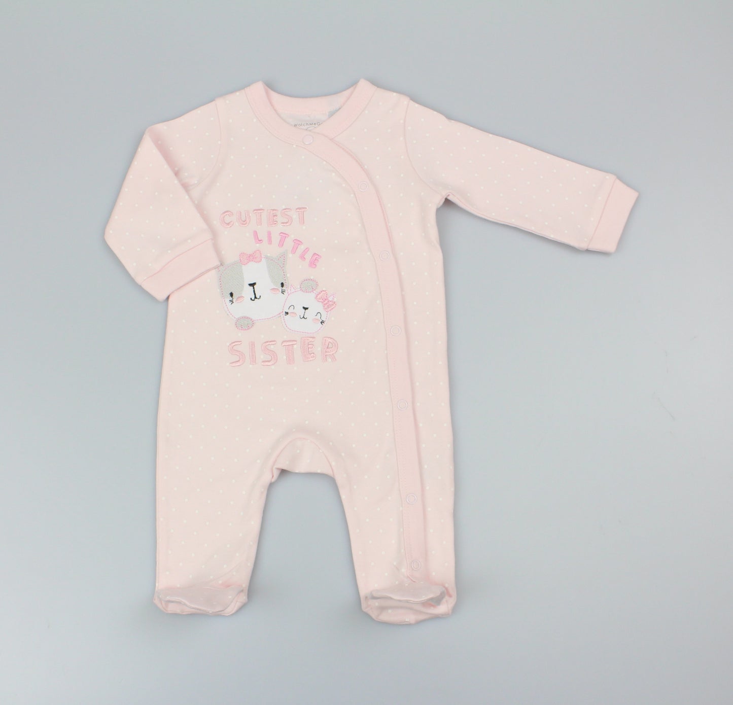 Baby All in One - Cutest Little Sister (NB-3m) (PK6) M15938