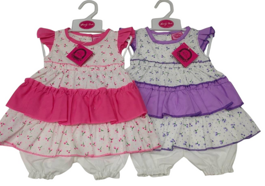 Baby Dress - Frills (0-9months) (PK6) DRS34