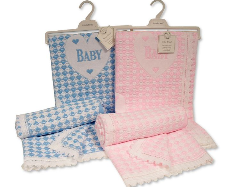 Baby Acrylic Hanger Shawl - Baby - Bw-110-414