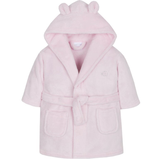 INFANT PINK HOODED DRESSING GOWN (2-4 YEARS) (PK6) 18C20324