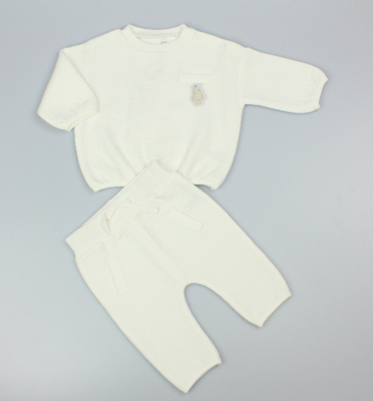 Baby Boys 2pc Set - Off-White (0-9m) (PK6) M15963