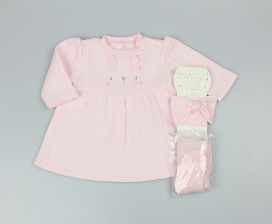 Baby Winter Dress - Pink (0-9m) (PK6) M15954