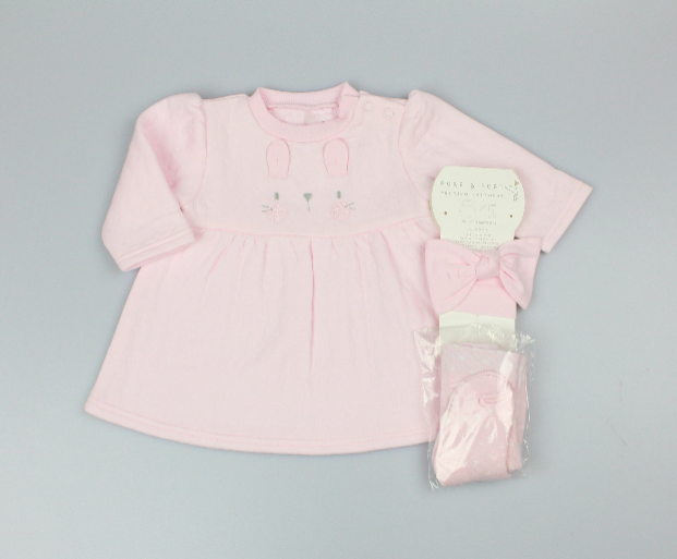 Baby Winter Dress - Pink (0-9m) (PK6) M15954