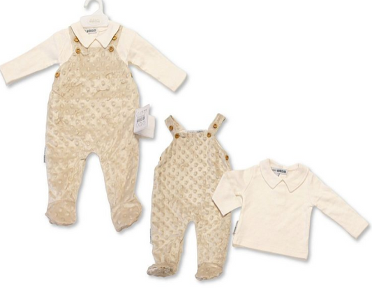 Baby 2 pcs Dungaree Set (NB-6m) (PK6) BIS-2020-2618