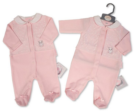 Baby Girls Faux 2 pcs Set - Panda (PK6) (NB-6) BIS-2020-2566