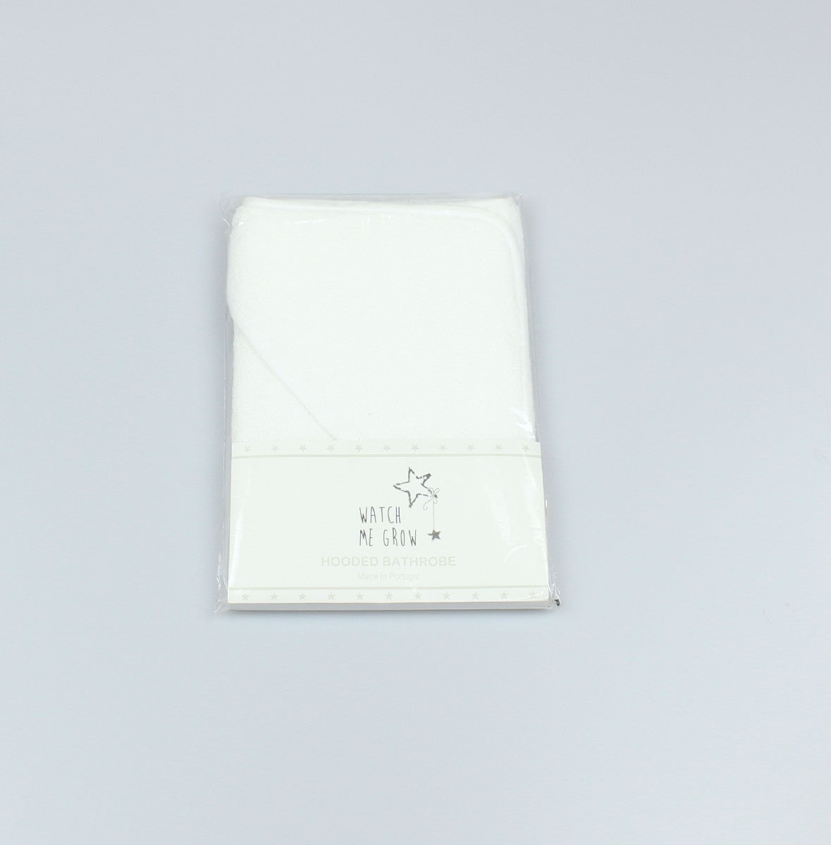 Plain Hooded Bath Robe - White (70x70cm) M0526