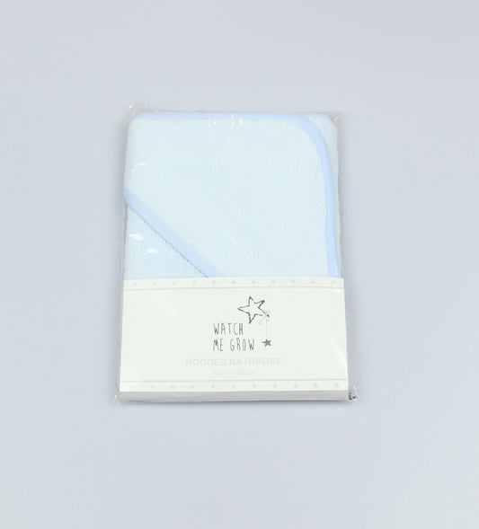 Plain Hooded Bath Robe - Sky (70x70cm) M0528