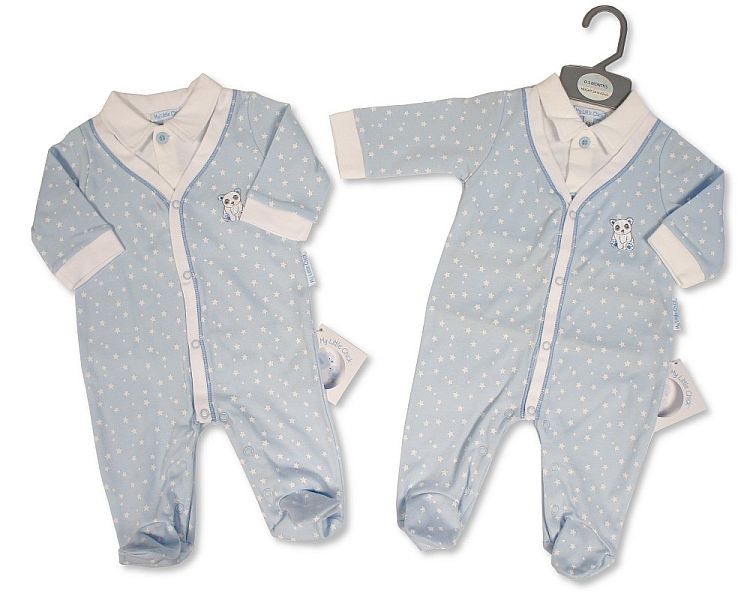 Baby Boys Faux 2 pcs Set - Panda (PK6) (NB-6) BIS-2020-2562