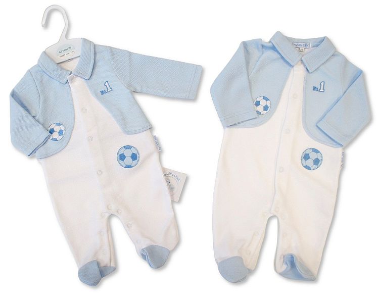Baby Boys All-In-One with Faux Waistcoat - No 1 (NB-6m) (PK6) BIS-2020-2641