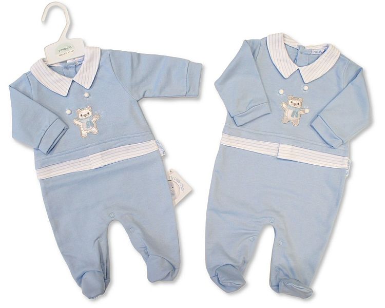 Baby Boys All-In-One - Snowballs (NB-9m) (PK6) BIS-2020-2646