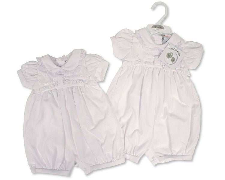Baby Girls Romper with Lace(NB-6m) (PK6) BIS-2120-6260
