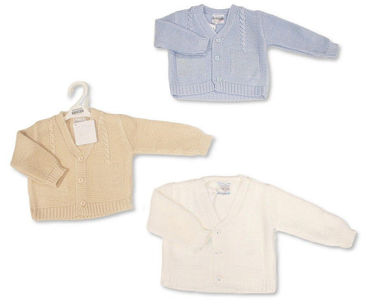Knitted Baby Boys Cardigan - (PK6) (9-24m) BW-10-1006_24