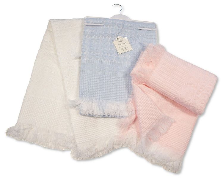 Baby Acrylic Shawl on Hanger (120x120cm) (PK1) BW-110-033*