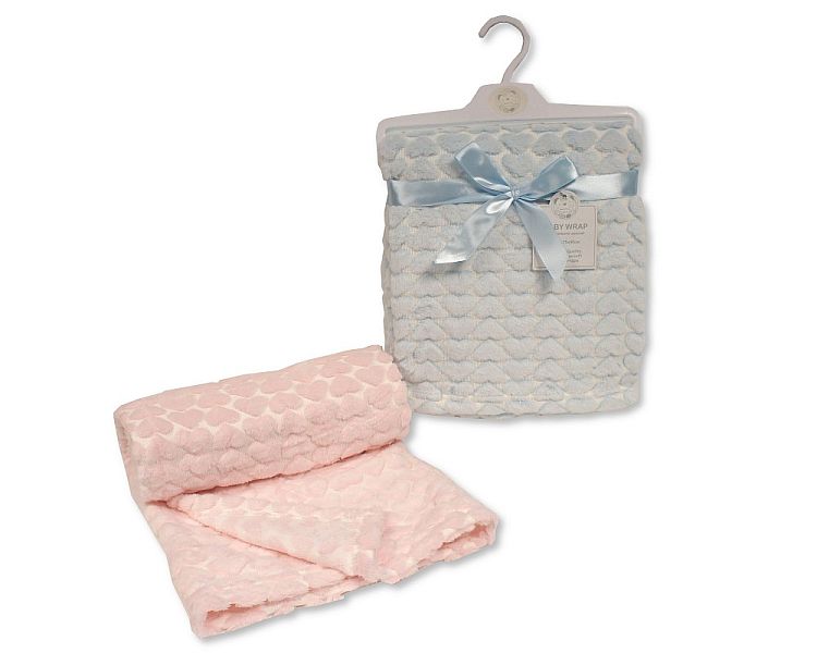 Baby Wrap - Hearts (75x100cm) (PK1) Bw 112-2017
