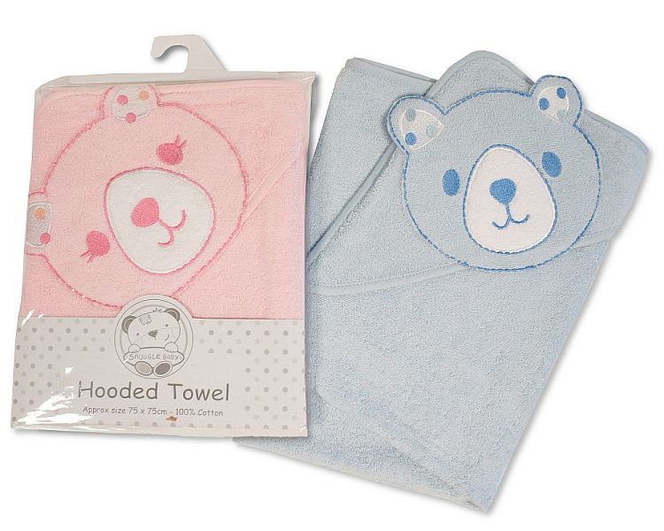 Baby 3d- Hooded Towel - Bear (75x75cm) BW-120-097