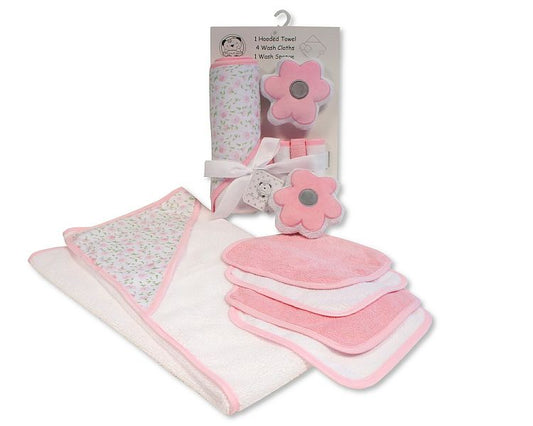 Baby 6 pcs Bath Set - Flower - GP-25-1275p
