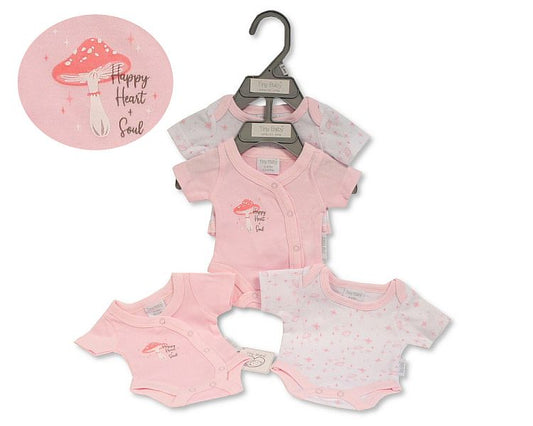 Premature Baby Girls Bodyvest 2 Pack (3-5lbs) (PK6) Pb-20-393p