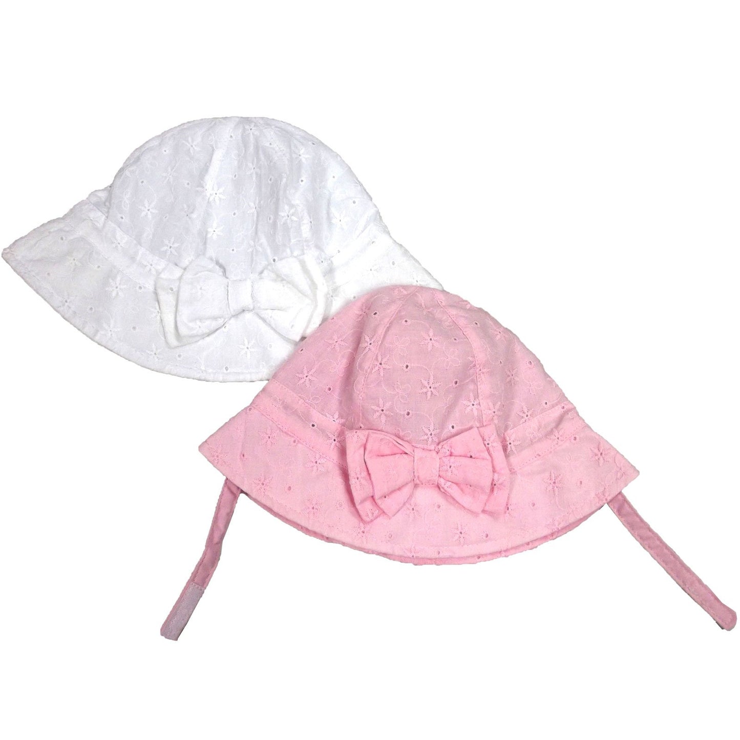 Girls BA Bow Cloche Hat W/Chin Strap - 0/6M (0225) - Kidswholesale.co.uk