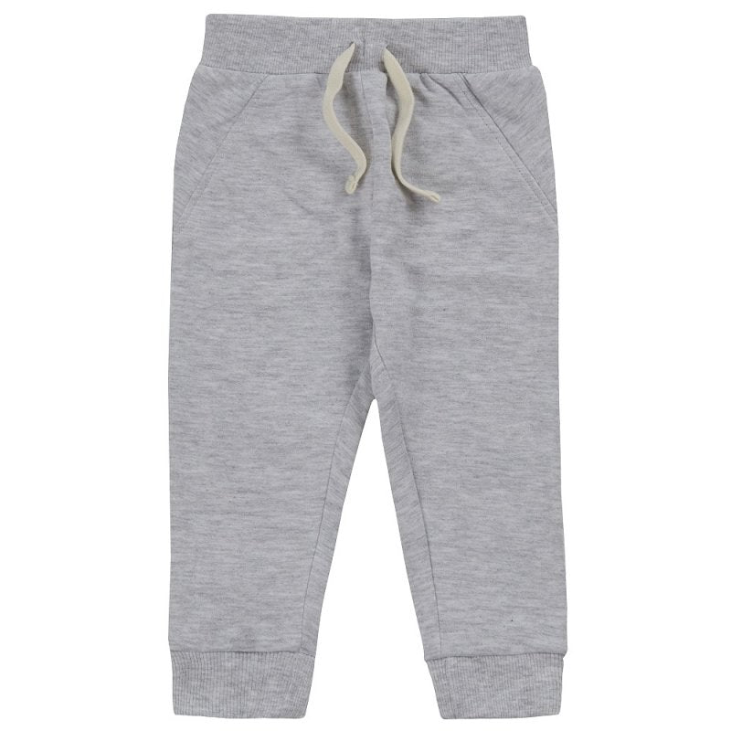 BABY ORGANIC COTTON JOG PANT-GREY (3-18 MONTHS) (PK6) 12SL003