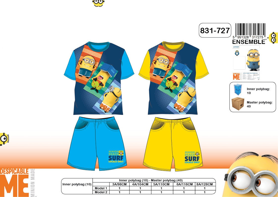 Minions Shortie Pyjamas