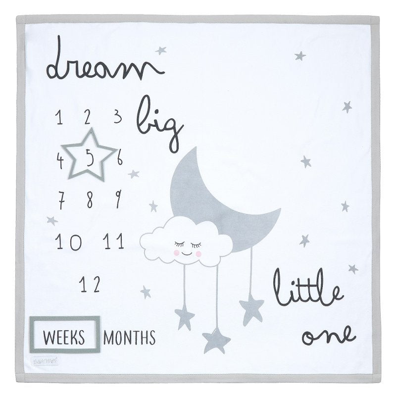 BABY MILESTONES 3 PIECE LUXURY BLANKET SET (80 x 80 cm) 19C226