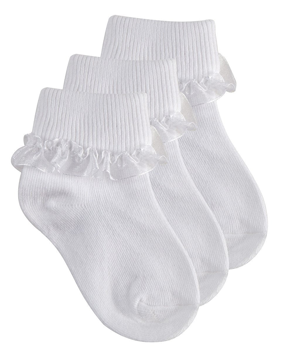 Baby Girl with White Lace Socks (44B485) - Kidswholesale.co.uk